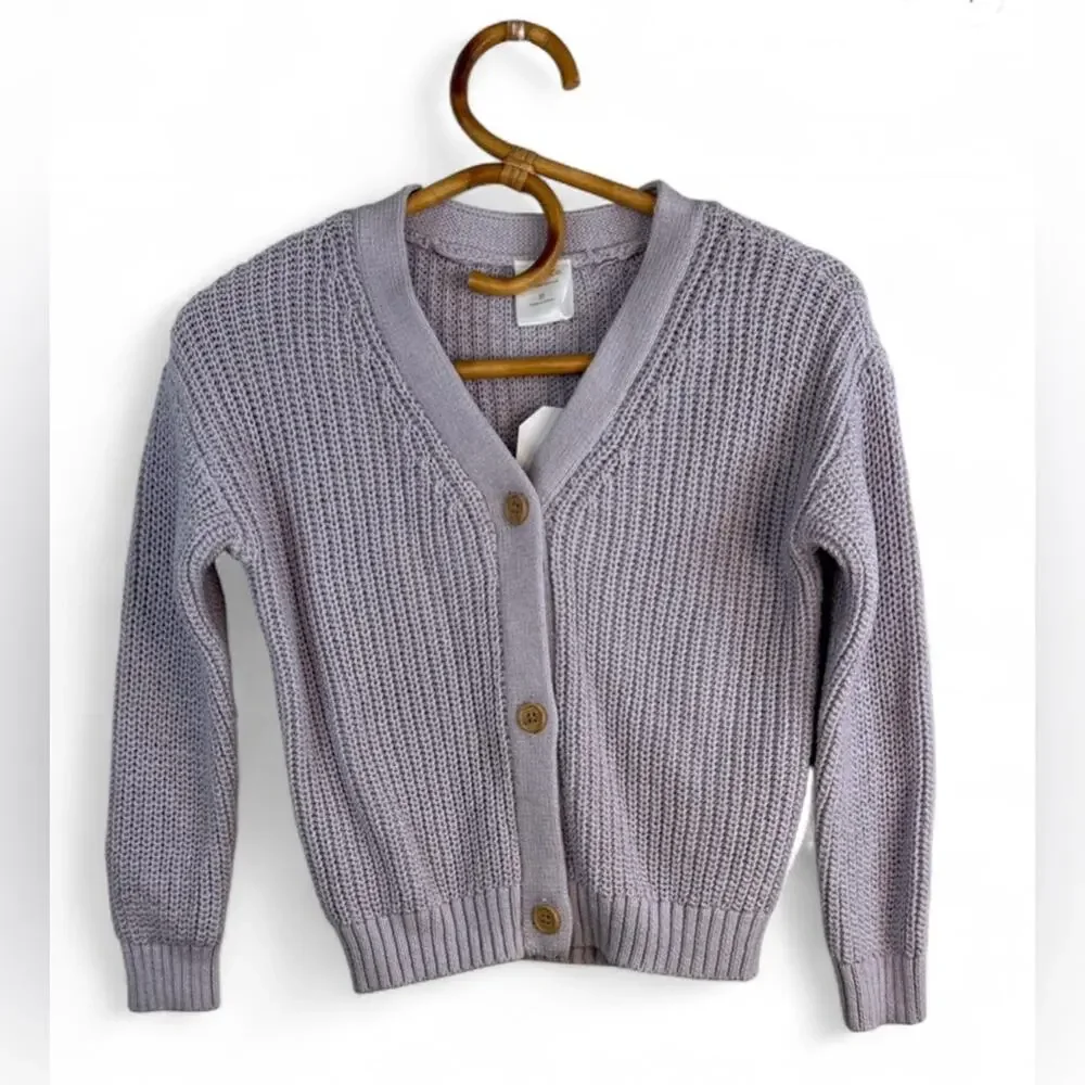 NWT! Little Co by Lauren Conrad Lilac Button-Up Cardigan Sweater size 3T